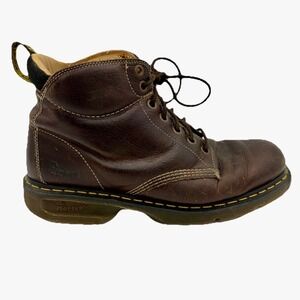 Vintage Doc Dr. Martens Boots Brown Men 13 Grunge Combat Biker Workwear READ